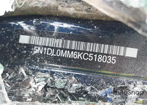 2019 Infiniti Qx60 Luxe z USA, uszkodzony, nr VIN 5N1DL0MM6KC518035